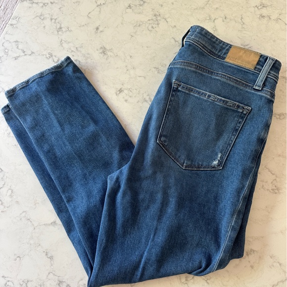 Paige Cindy Crop in Destructed Bazar Size 30 - Picture 9 of 12